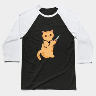 doctor cat Baseball T-Shirt